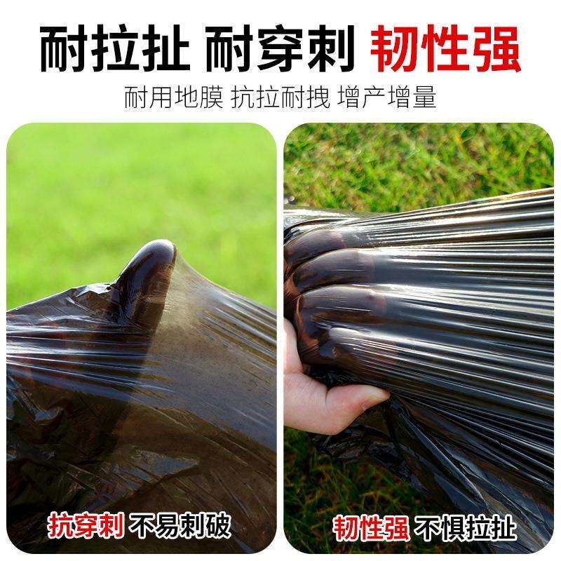 加厚防寒防尘抗老化黑地膜保温保湿除草农用蔬菜果园种植塑料薄膜