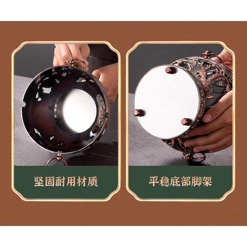 高档古典特色酒精炉子小火锅小环保油专用炉不锈钢铝合金单人情侣