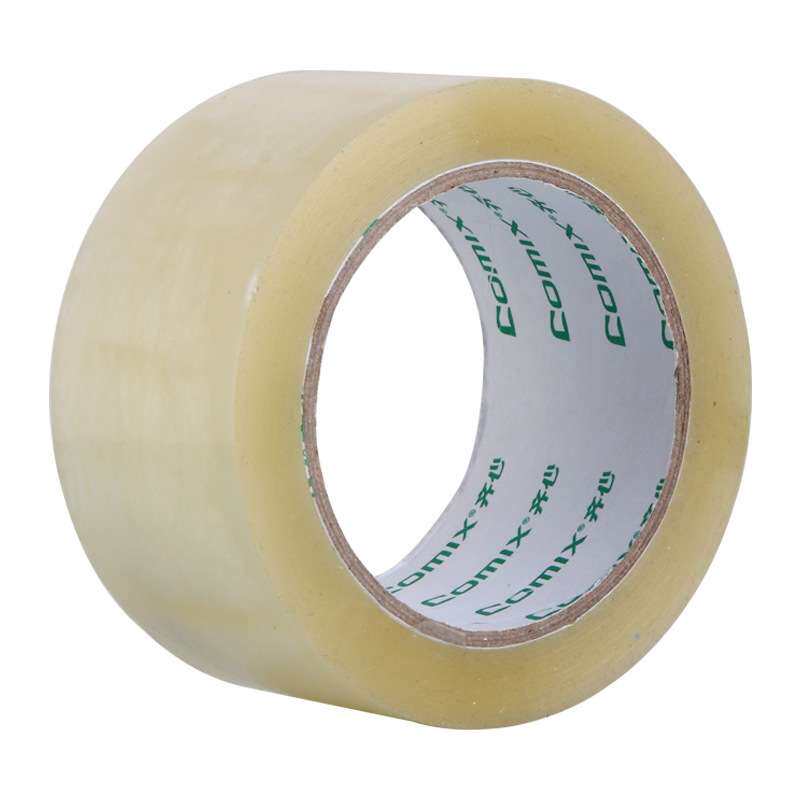 齐心 JF5515-6 强粘封箱胶带55mm*150y*50um(6卷/筒)透明