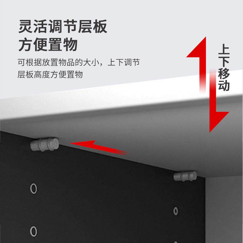 文件柜办公室高端木质文件柜带锁储物收纳柜办公家具档案柜资料柜