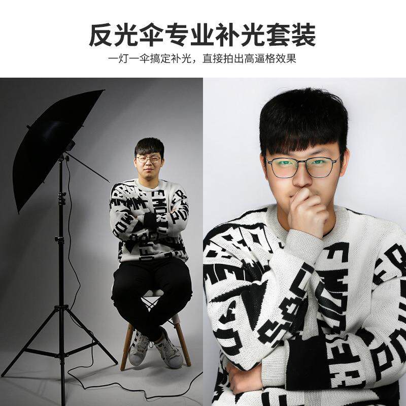 锐富图 白光LED摄影补光灯 可调光单色补光灯 反光伞柔光箱拍摄灯