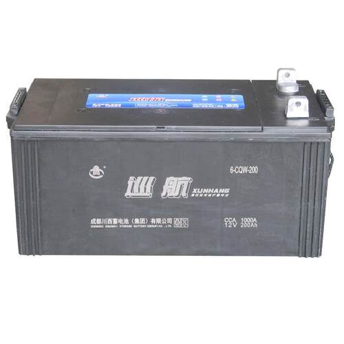 川西蓄电池 6-CQW-200MF 12V200Ah CCA 1000A 船舶专用电瓶 厂家