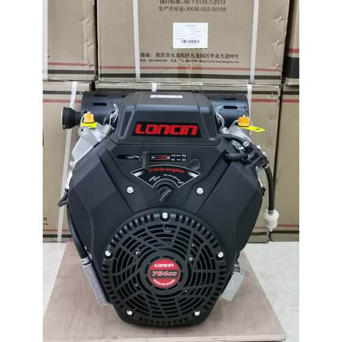 隆鑫双缸汽油发动机loncin 764CCLc2v80FD船用高速插秧机农机抽沙