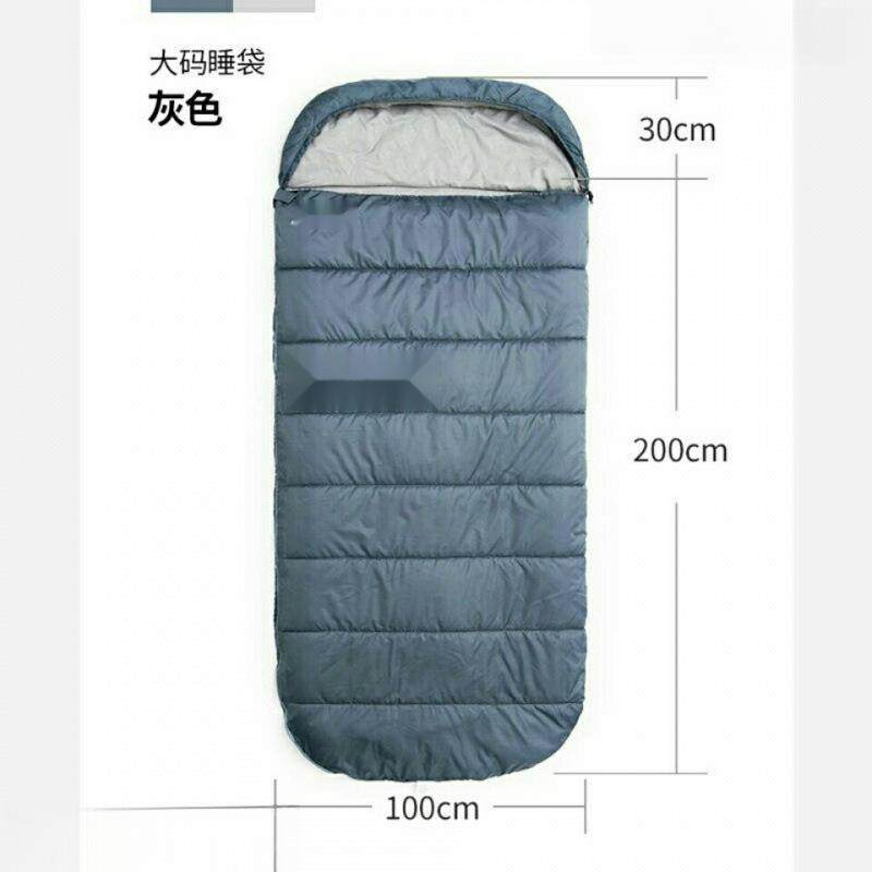 2北狼睡袋成人户外加宽厚露营四季通用冬季防寒保暖单大人便山