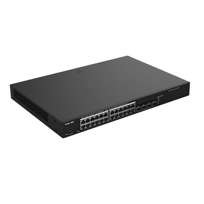锐捷（Ruijie）24口千兆POE交换机RG-NBS3100-24GT4SFP-P千兆上联