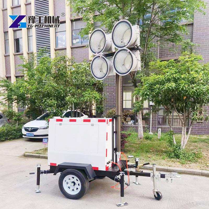 移动式升降照明灯塔防汛应急抢险灯车市政工程施工柴油移动照明灯
