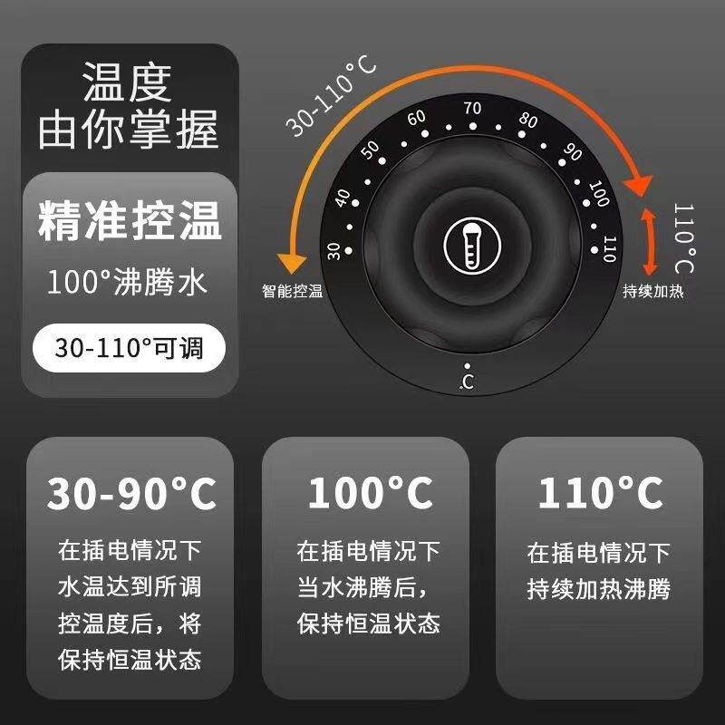 不锈钢电热双层开水桶商用大容量烧水桶头疗道汤桶自动保温恒温桶
