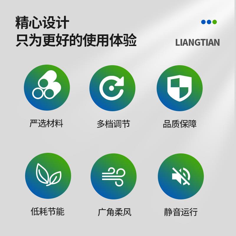 三叶牛角壁扇挂壁式工业电风扇商用墙壁风扇餐厅壁挂电扇静音