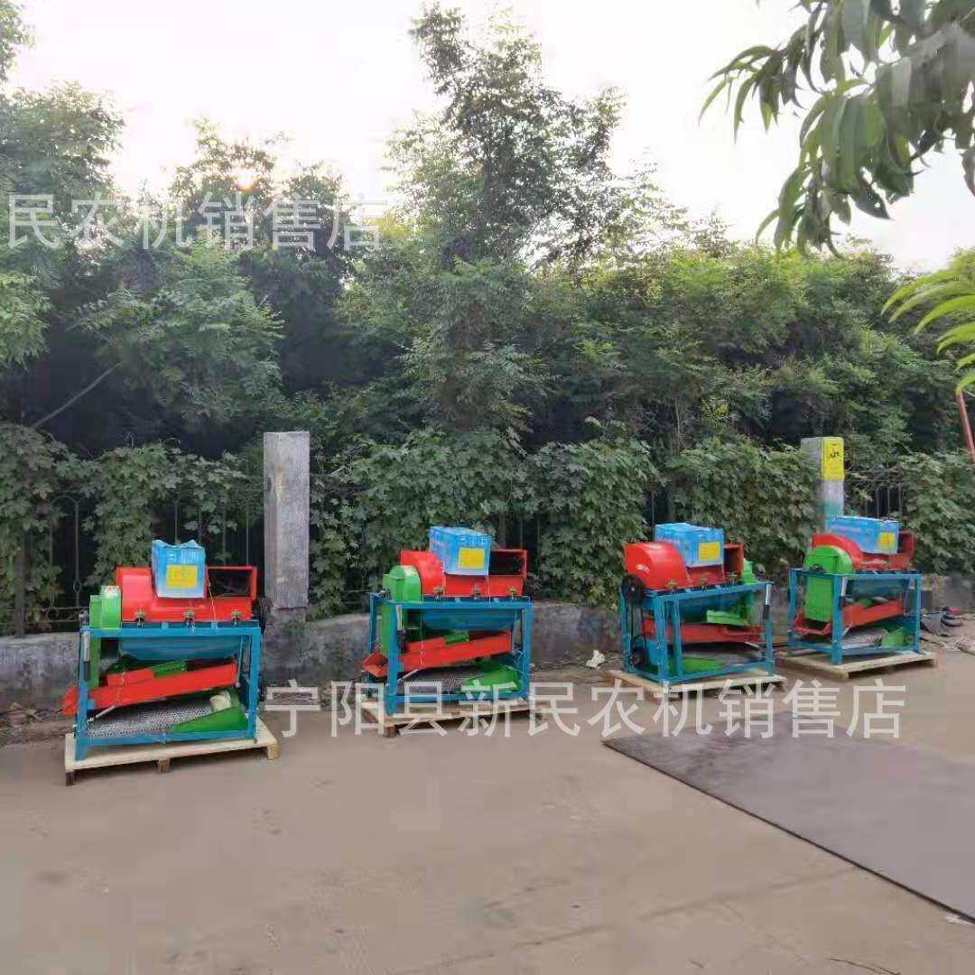 苍术脱粒机玉米大豆谷子高粱脱粒机藜麦脱粒机4马力柴油机带
