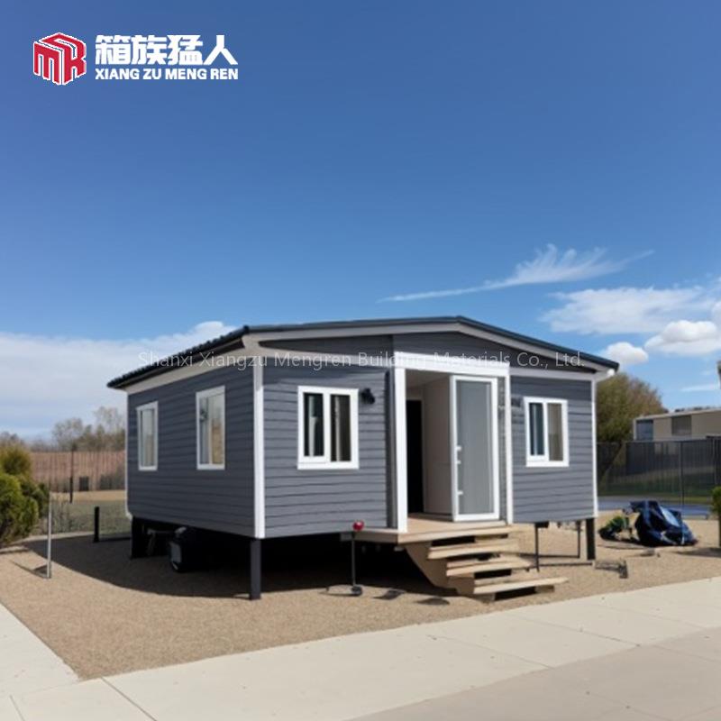20尺灰框架白板双翼拓展房 双翼拓展式集装箱活动房可拆卸移动