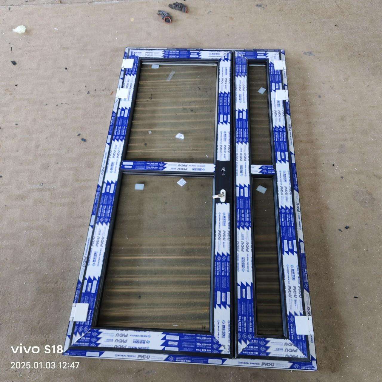 佛山厂家直销UPVC塑钢门窗断桥铝门窗 封窗封阳台 铝合金平开窗钢