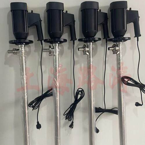 HP-EX2-V+SS316-1200隔爆电动插桶泵全封闭调速抽液泵化工油桶泵