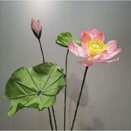 仿真花莲花荷花假花莲蓬鱼缸造景水池生态缸荷叶装饰拍照道具景观