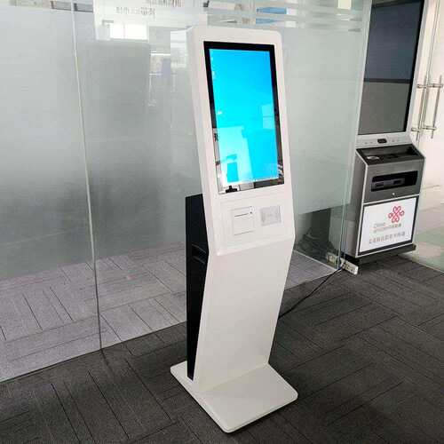 工厂21.5寸自助查询机2K显示触摸屏自助取号机自助服务终端一体机