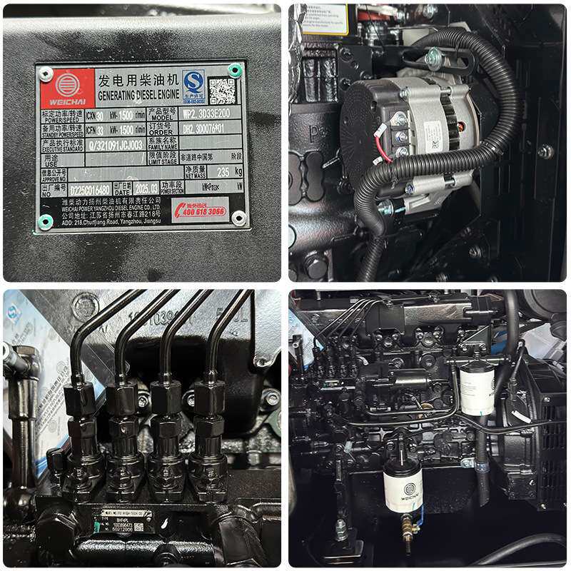 25KW柴油发电机组厂家30-1500千瓦潍柴发电机组工厂养殖工程备用