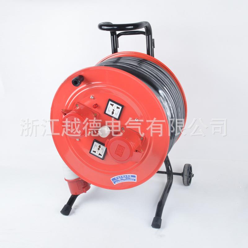 YDX3*2.5+2移动式线缆盘电缆盘拖线盘卷线盘50米带漏电保护电缆盘