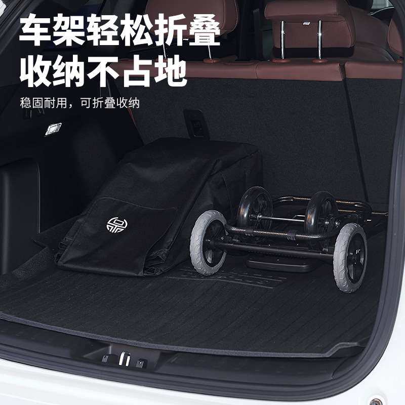 跨境四轮可爬楼买菜车厂家家用便携式超市购物手拉车市场买菜推车