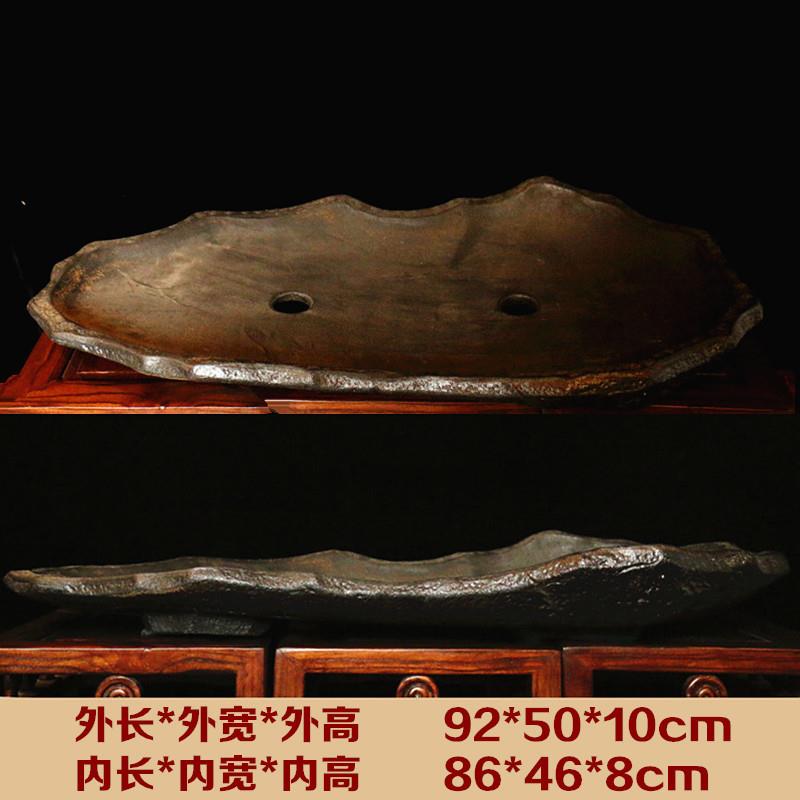 紫砂花盆盆景盆浅盆树桩异形大型大号造景手工南蛮盆