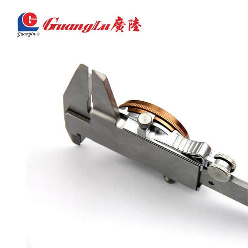 广陆 新金属壳带表卡尺 171-136A2GD