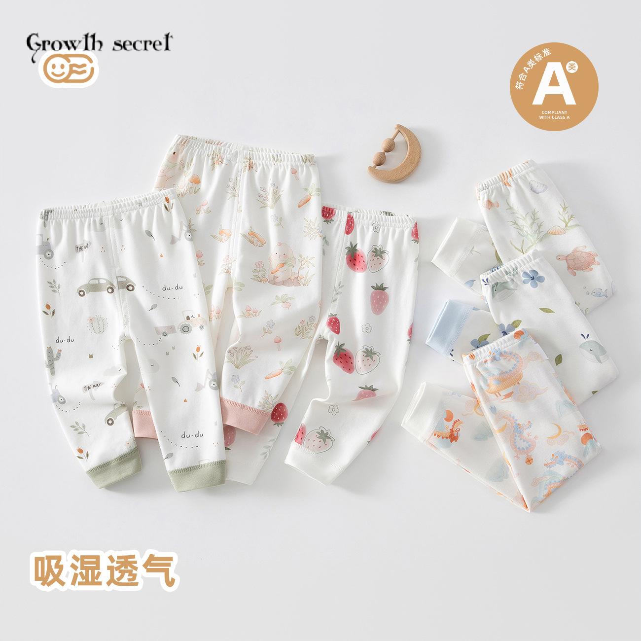 儿童内衣内裤婴儿纯棉家居服裤子男宝宝保暖衣服女童打底秋裤童装