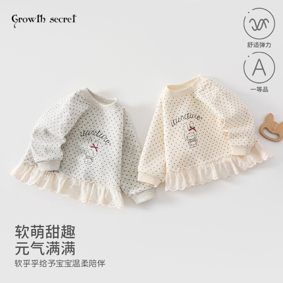婴儿春秋季新款卫衣加厚打底衫宝宝外穿儿童圆领套头长袖上衣