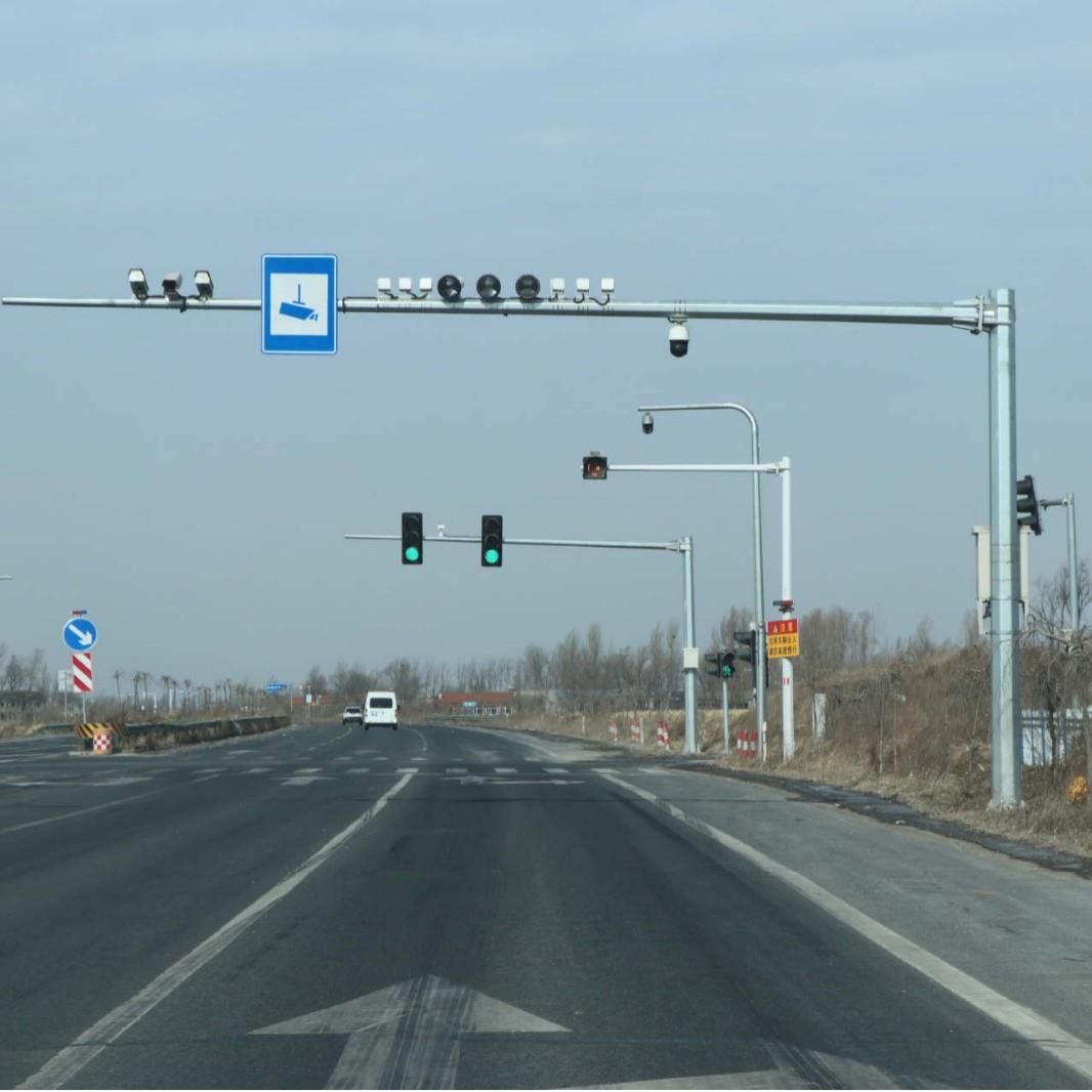 八角杆监控立杆交通信号灯杆卡口道路标志牌杆红绿灯电警杆立杆