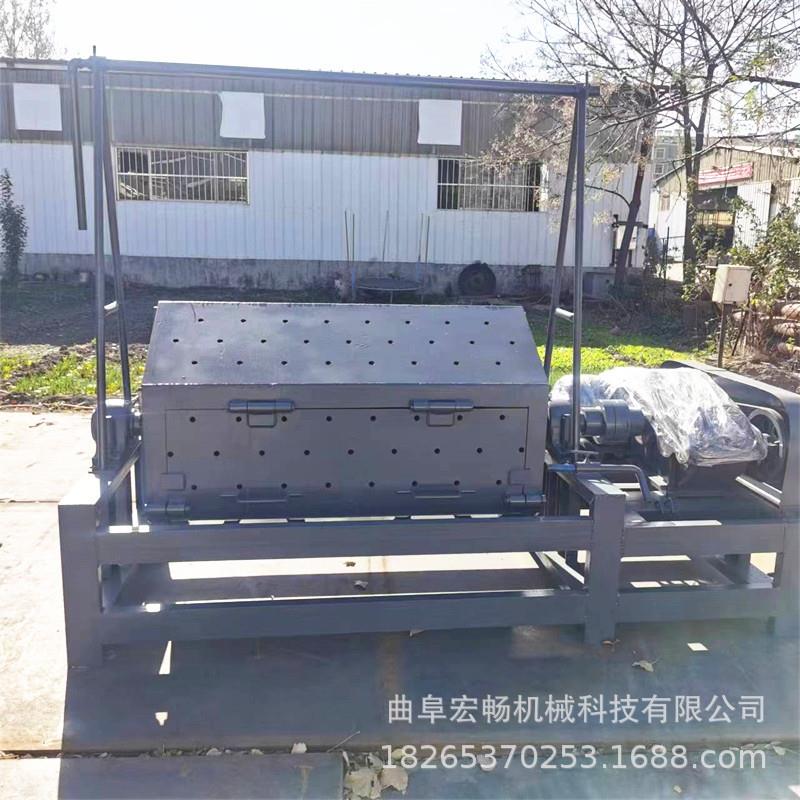 大型鹅卵石冲压件去毛刺倒角六角抛光机聚氨酯内衬滚筒抛光机厂家