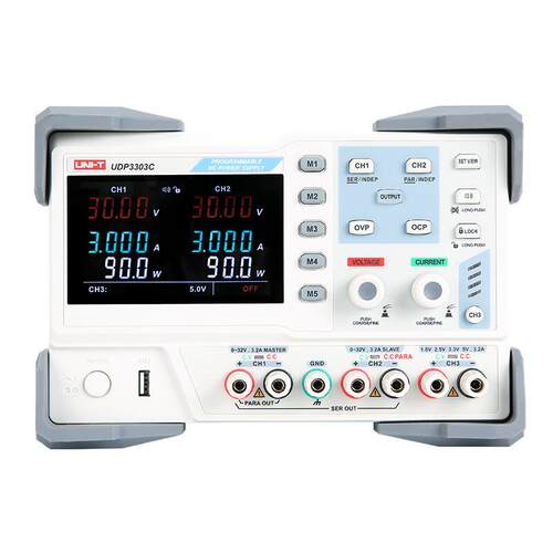 优利德(UNI-T)UDP3303C可编程线性直流稳压电源可调四路双通道30V