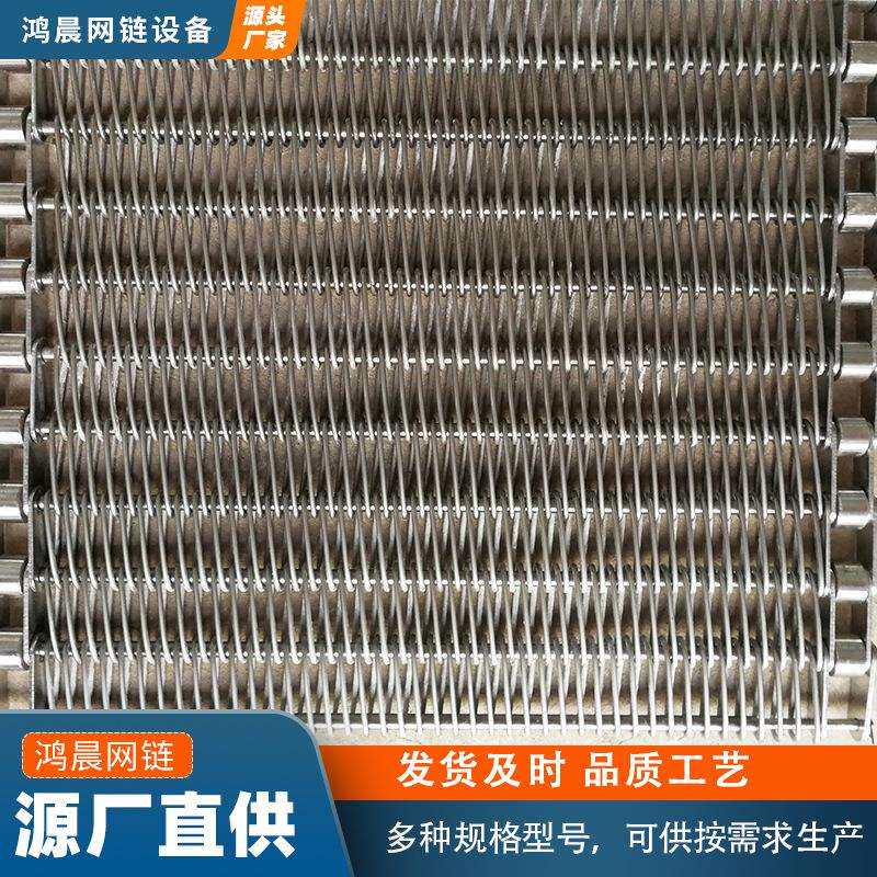 不锈钢网带链片式网带食品清洗蔬菜脱水流水线输送带清洗机运送带