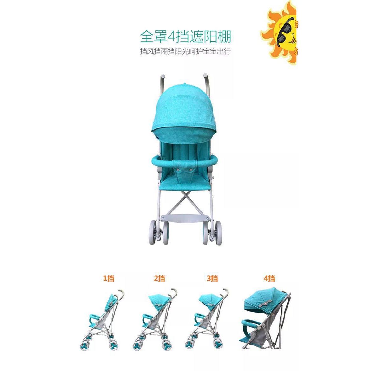 厂家直销婴儿推车轻便折叠可坐躺宝宝简易伞车小孩迷你四轮童车