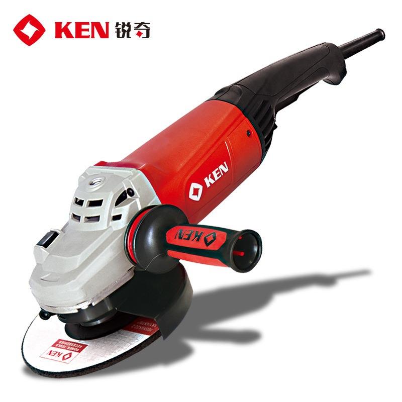 ken锐奇电动工具9180S角磨机180mm磨光机打磨机多功能万用抛光机