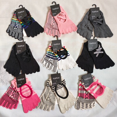 toesox普拉提防滑袜瑜伽袜五指袜