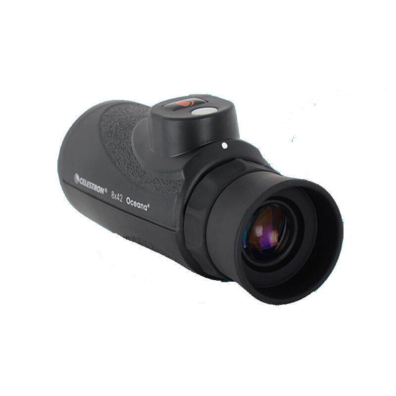 航海8X42单筒带罗盘测距户外充氮防水高清高倍单筒望远镜