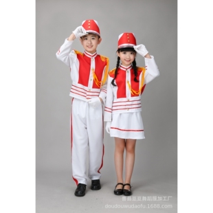 2026新款中小学生升旗手鼓号队服装军鼓乐队仪仗队服少先队鼓号服
