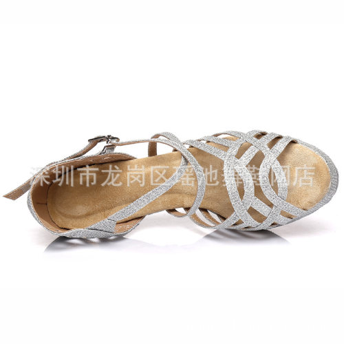 2026新款防水台拉丁舞鞋女士成人国标牛仔斗牛恰恰舞蹈鞋高跟