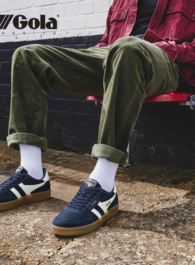 Gola Men's Hawk Suede '86 26春夏低帮板鞋轻便系带运动休闲鞋男