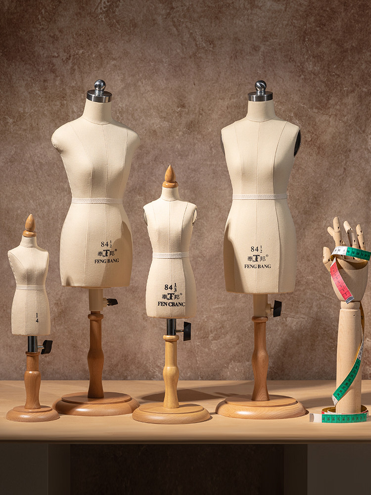 Fengbang villain platform half quarter teaching three-dimensional tailoring female bjd mini clothing design model dolls