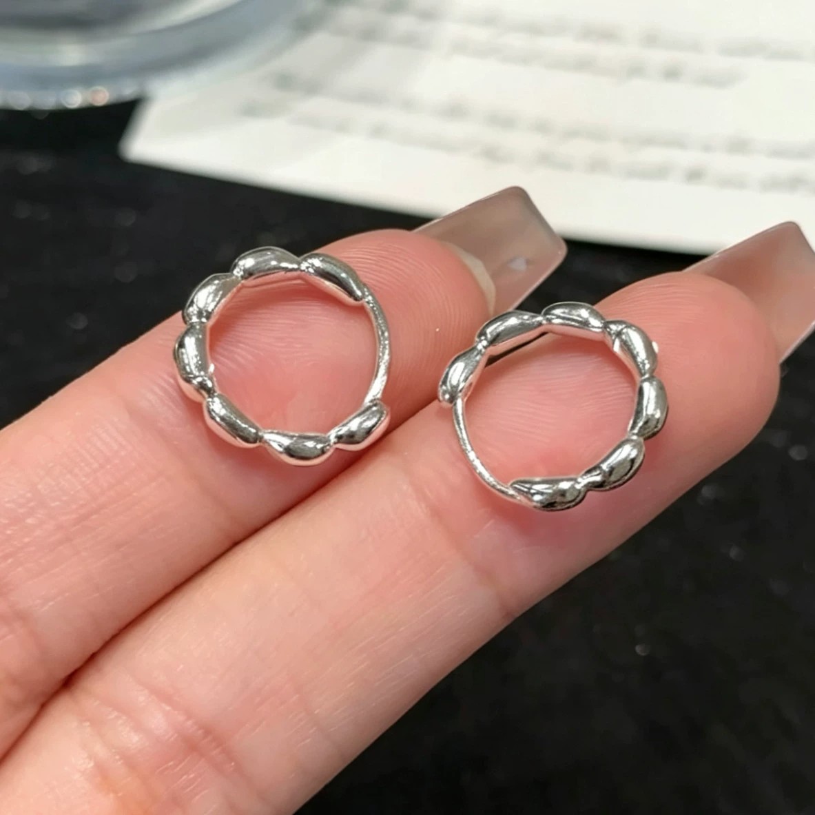 七粒米小众高级感耳环女款