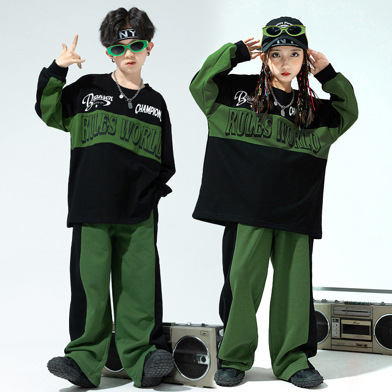2026新款儿童街舞潮服男童嘻现代舞服装