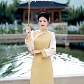 国风改良连衣裙冬款 气质高端修身 高品 中国风旗袍轻款 2026新款