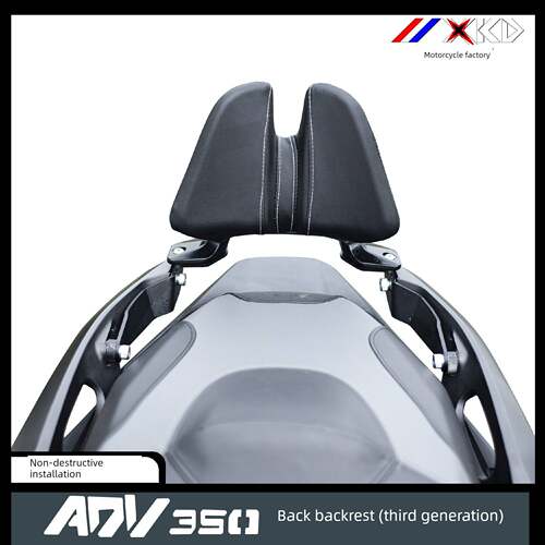 Mojie Factory适用于本田Adv350后靠背改装的佛沙Nss 350乘客后腰