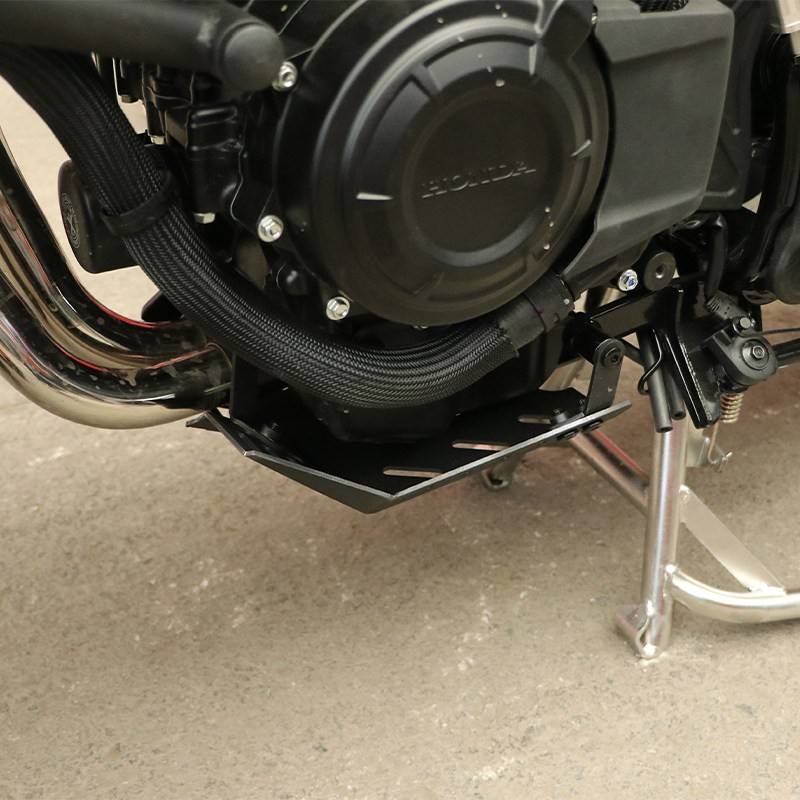 适用本田NX500发动机保护板CB500F发动机罩改装铝合金护网护板