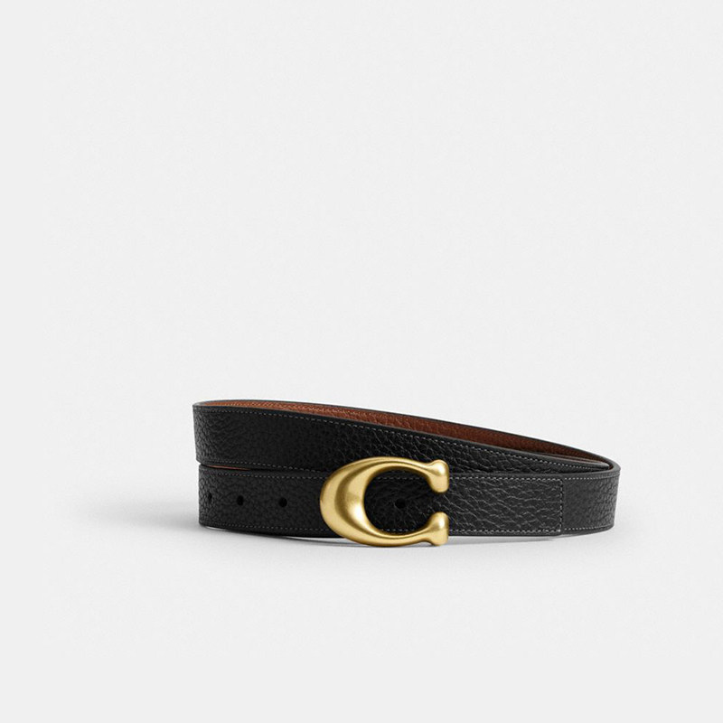 COACH/蔻驰 女士腰带 官方正品休闲商务牛皮C针扣腰带