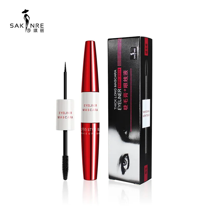 Sakinre/莎琪丽睫毛膏眼线笔双头持久速干防水防汗不晕染眼线液