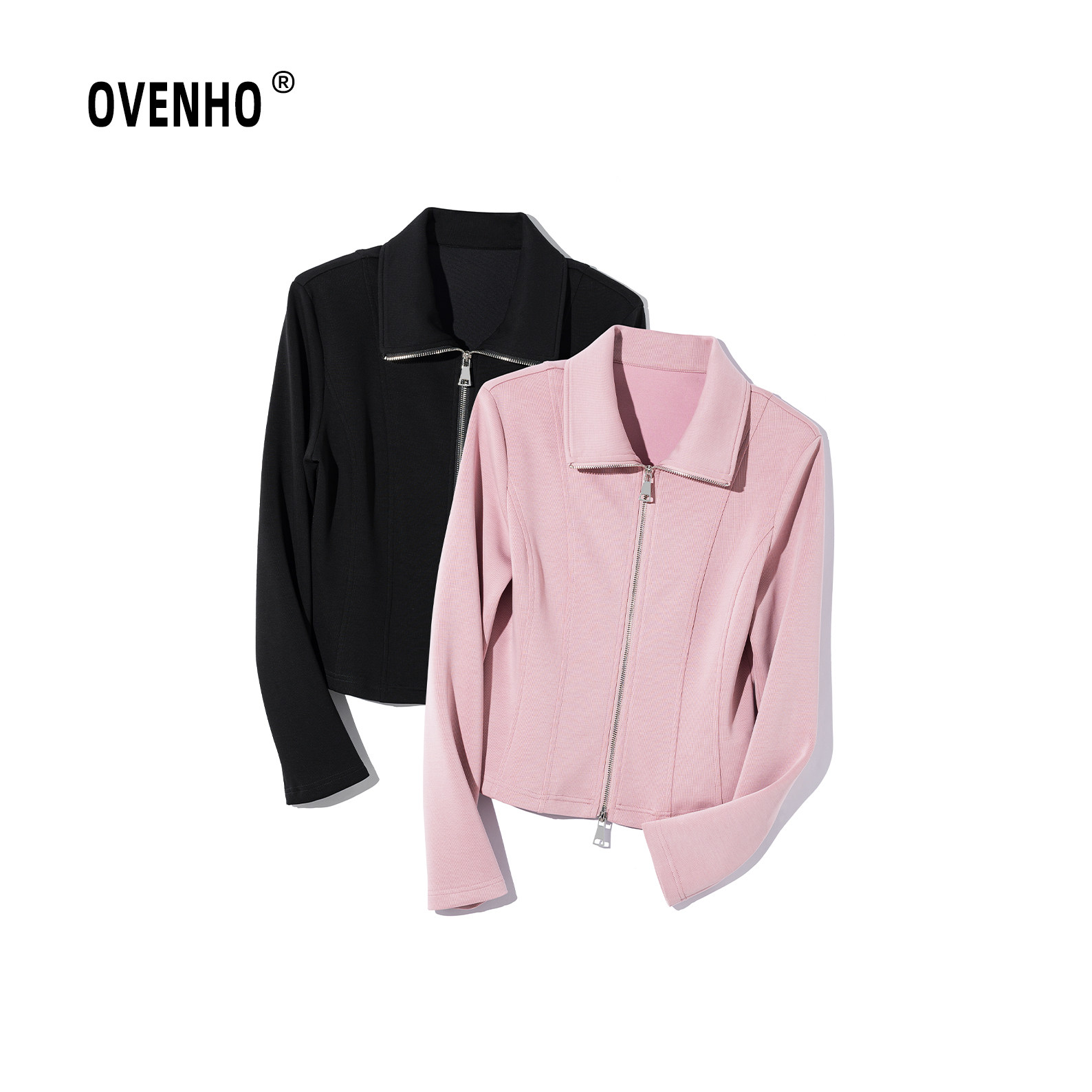 OVENHO文厚 笼街细柳天丝空气层显瘦立领外套