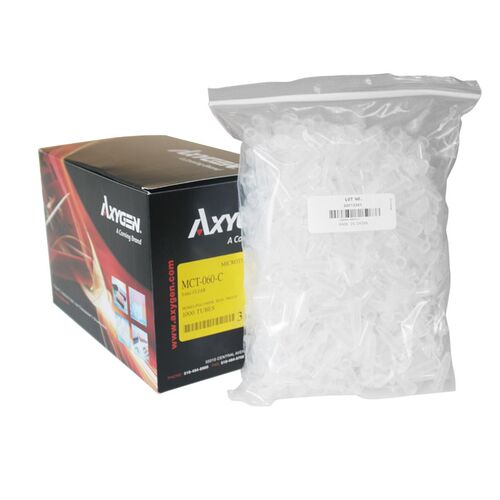 Axygen 0.5ml1.5iml2ml微量尖底实验离心管无酶无热源EP管 MCT-06
