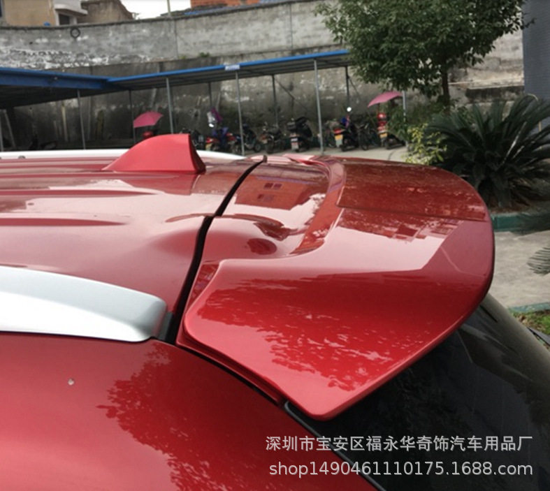欧蓝德大尾翼 13-18款新欧蓝德改装专用顶翼定风翼免打孔