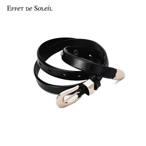Effet de Solei 中古风牛皮革腰带女