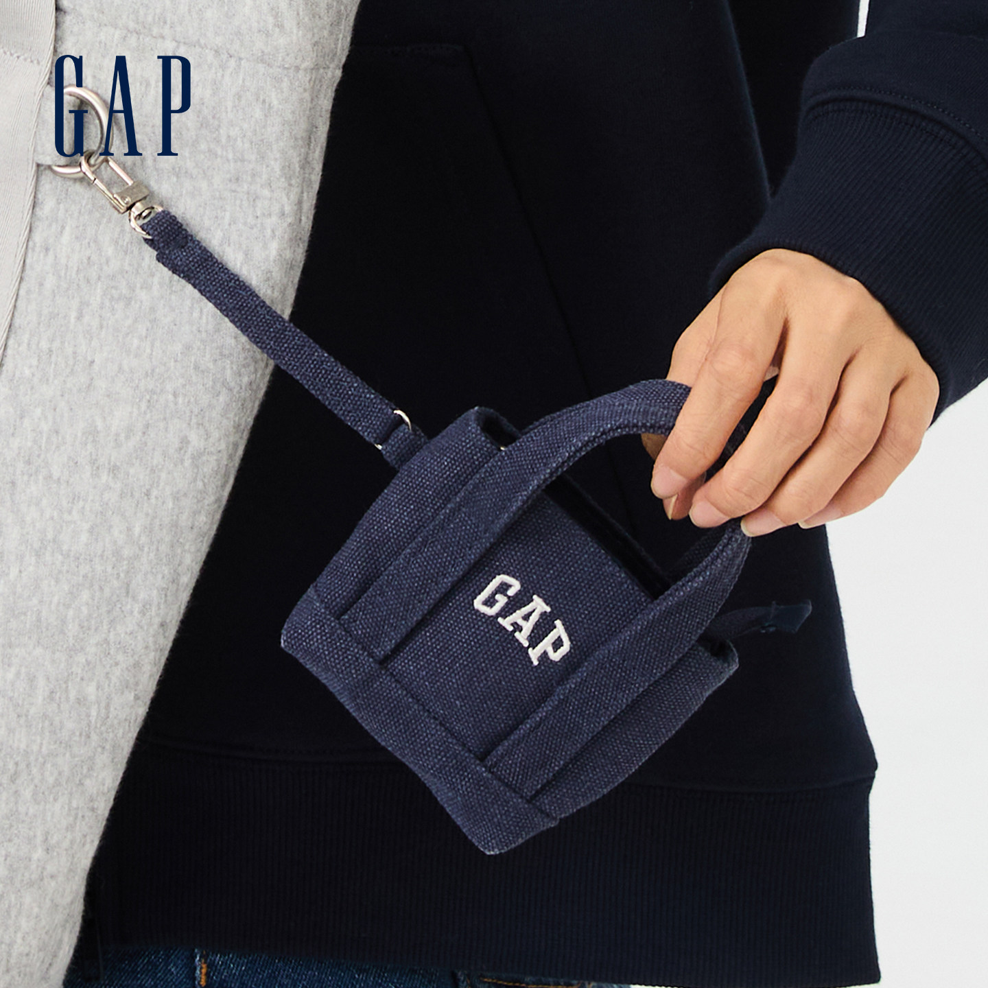 GAP小包挂件mini零钱包创意耳机收纳包钥匙扣包包挂件迷你小包包