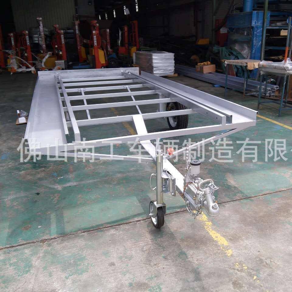 南工0.6吨轻型ATV拖车无动力牵引工具拖挂车